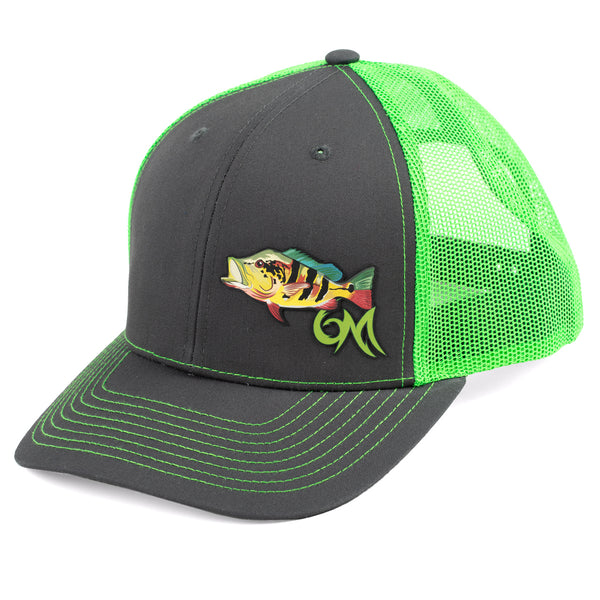 Peacock Bass Snapback Hat – Six Mile Fishing Co.