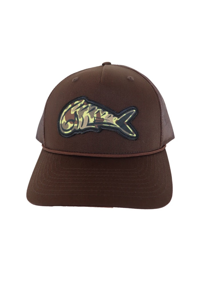 HELLO■Fish Oval Logo Relaxed Fit 6P Cap_Green Sheen Tops – Stitchy Fish