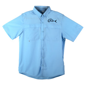 Performance Button Up - 6MFC Dolphin Logo